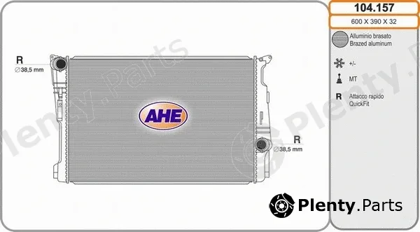 AHE 104.157 — Radiator, engine cooling