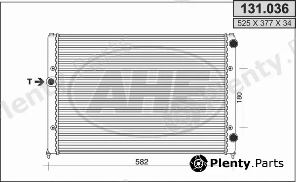 AHE 131.036 — Radiator, engine cooling