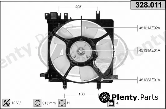 AHE 328.011 — Fan, engine cooling