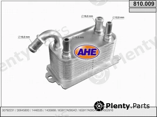AHE 810.009 — Oil Cooler, engine oil