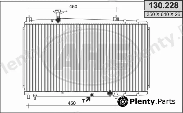 AHE 130.228 — Radiator, engine cooling
