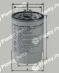 Sampiyon Filter CS1556M — Fuel Filter
