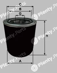 Sampiyon Filter CS0129 — Oil Filter