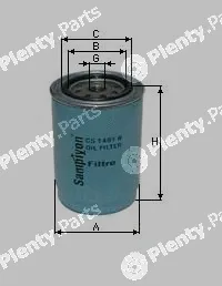 Sampiyon Filter CS14071 — Oil Filter