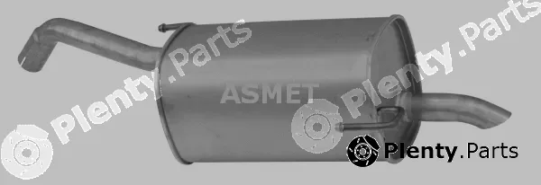 Asmet 14.050 — Rear Muffler
