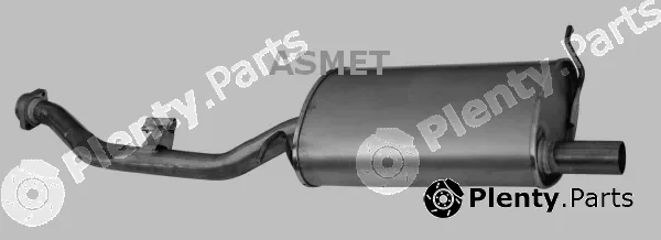 Asmet 12.016 — Rear Muffler