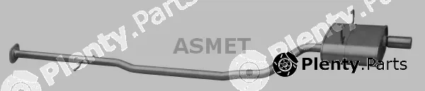 Asmet 12.019 — Rear Muffler