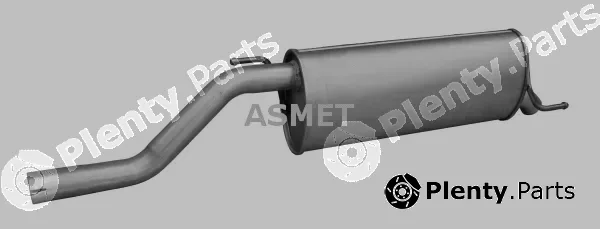 Asmet 05.275 — Rear Muffler