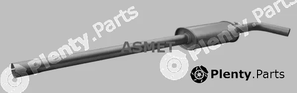 Asmet 10.135 — Centre Muffler
