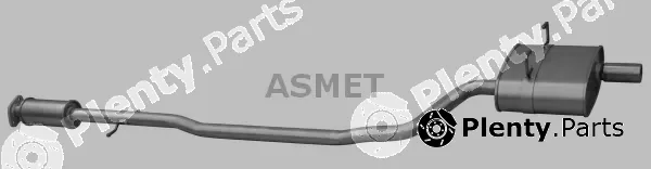 Asmet 12.025 — Centre Muffler