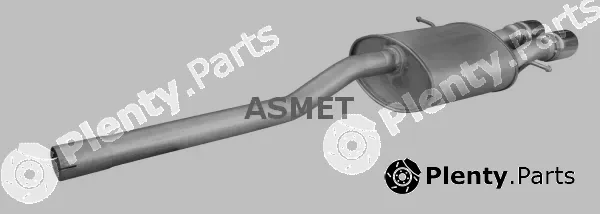 Asmet 12.044 — Rear Muffler