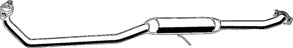 Asmet 24.054 — Front Muffler