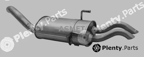 Asmet 09.073 — Rear Muffler