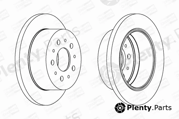 Champion 562757CH — Brake Disc