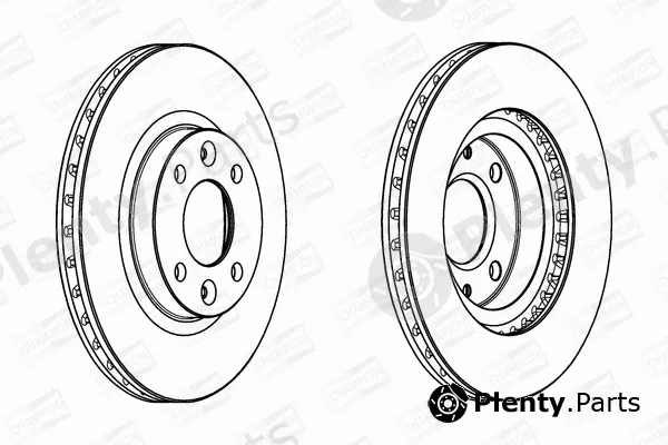 Champion 562960CH — Brake Disc