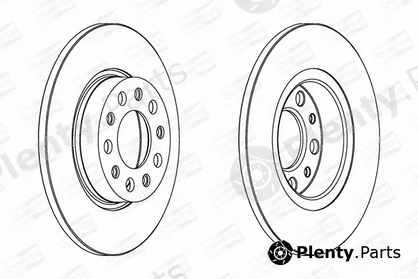 Champion 562301CH — Brake Disc