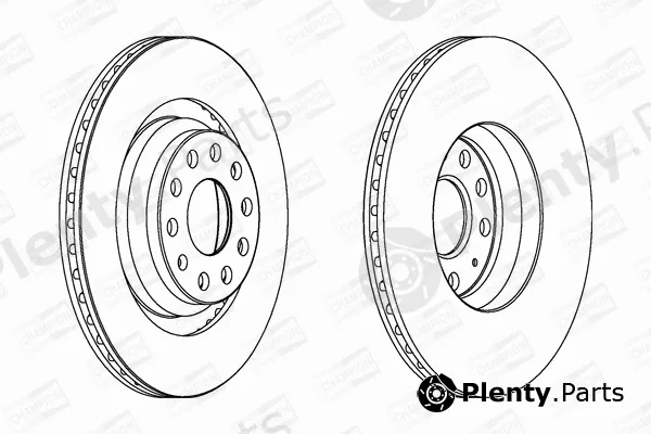 Champion 562432CH — Brake Disc