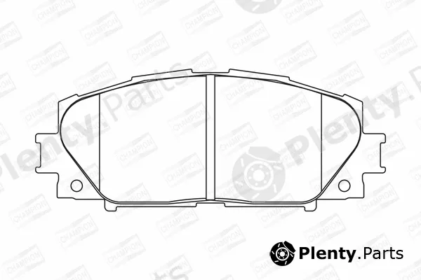 Champion 572578CH — Brake Pad Set, disc brake