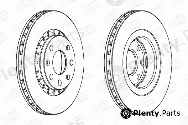 Champion 561488CH — Brake Disc