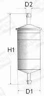Champion L225/606 — Fuel Filter