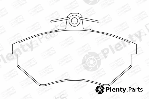 Champion 571357CH — Brake Pad Set, disc brake