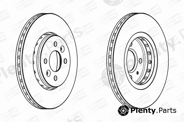 Champion 562959CH — Brake Disc