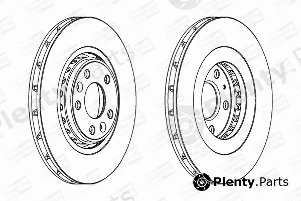 Champion 562596CH — Brake Disc