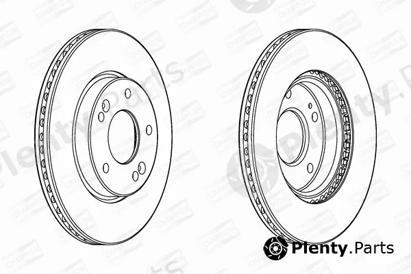 Champion 562986CH — Brake Disc