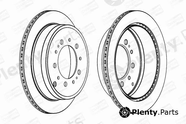 Champion 562761CH-1 — Brake Disc