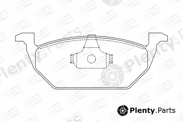 Champion 571985CH — Brake Pad Set, disc brake