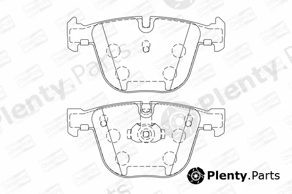 Champion 571991CH — Brake Pad Set, disc brake