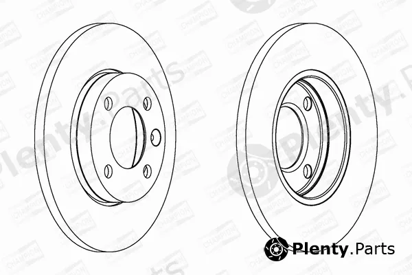 Champion 561141CH — Brake Disc