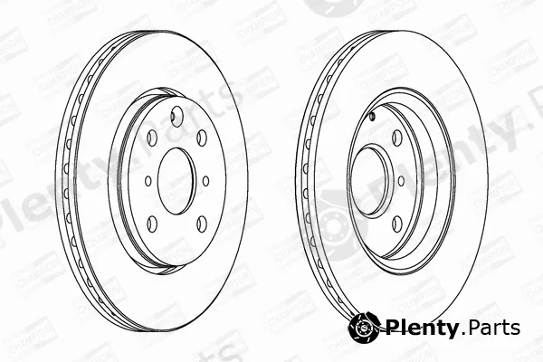 Champion 562311CH — Brake Disc