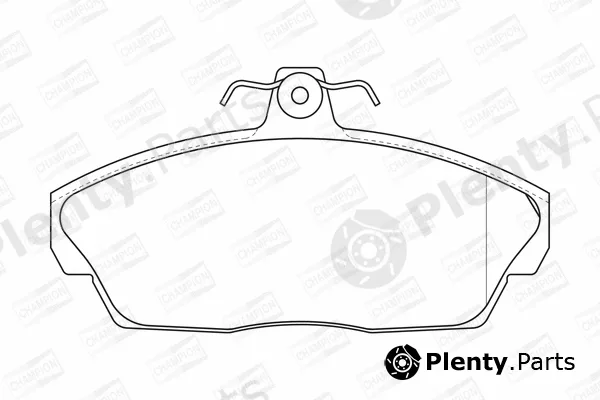 Champion 573203CH — Brake Pad Set, disc brake