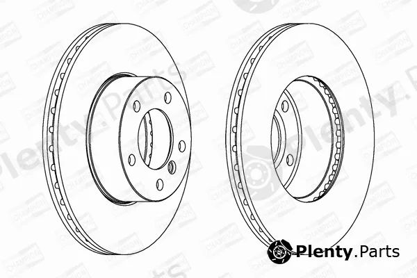 Champion 562342CH — Brake Disc