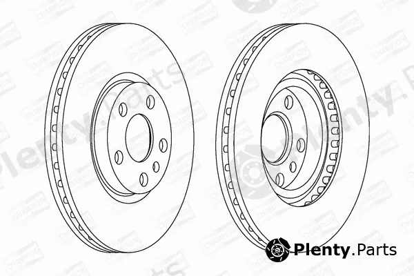 Champion 561967CH — Brake Disc