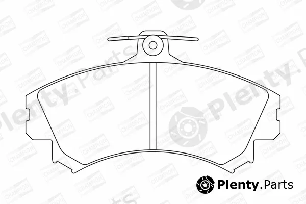 Champion 571940CH — Brake Pad Set, disc brake