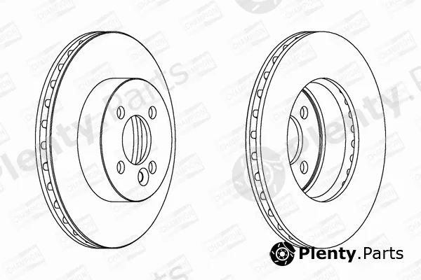 Champion 562570CH — Brake Disc