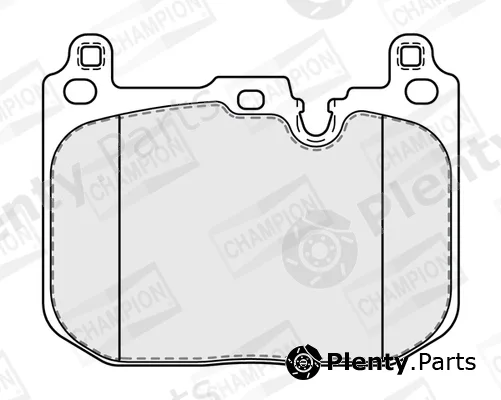 Champion 573854CH — Brake Pad Set, disc brake
