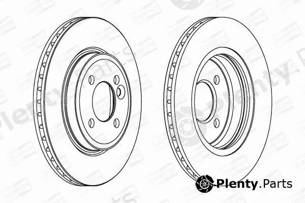 Champion 562139CH — Brake Disc