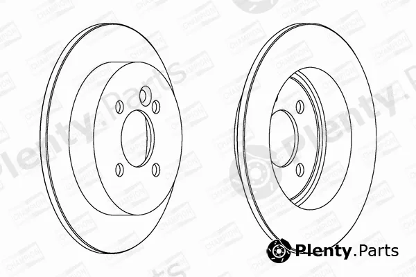 Champion 562194CH — Brake Disc