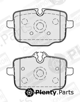 Champion 573878CH — Brake Pad Set, disc brake