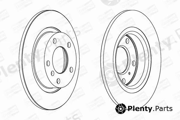 Champion 562580CH — Brake Disc