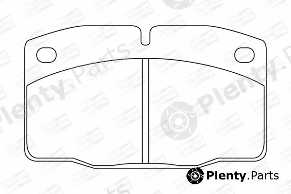Champion 571276CH — Brake Pad Set, disc brake