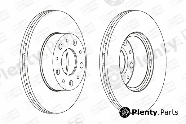 Champion 561984CH — Brake Disc