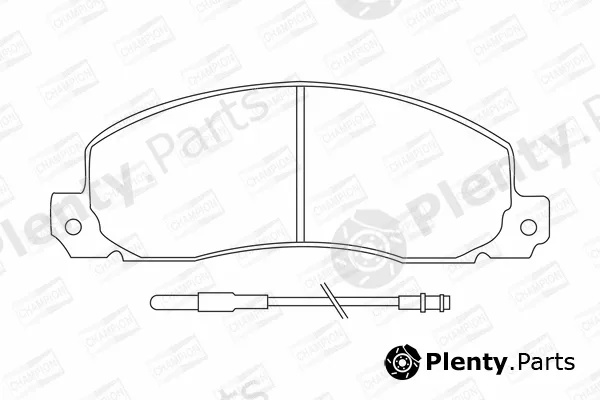 Champion 571306CH — Brake Pad Set, disc brake