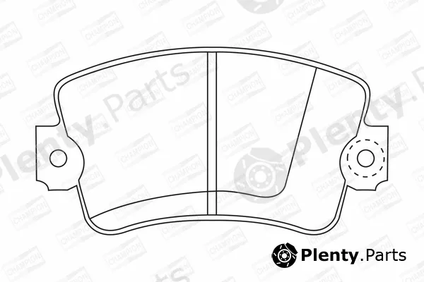 Champion 571246CH — Brake Pad Set, disc brake