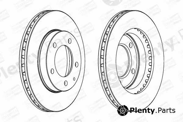 Champion 561716CH — Brake Disc