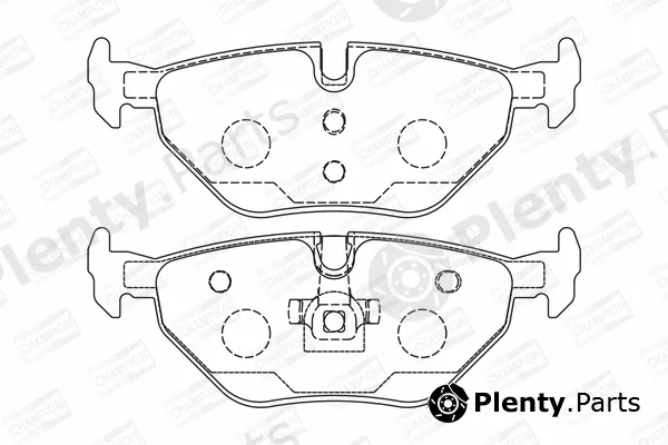 Champion 571960CH — Brake Pad Set, disc brake