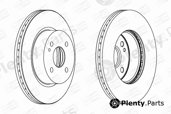 Champion 562564CH — Brake Disc